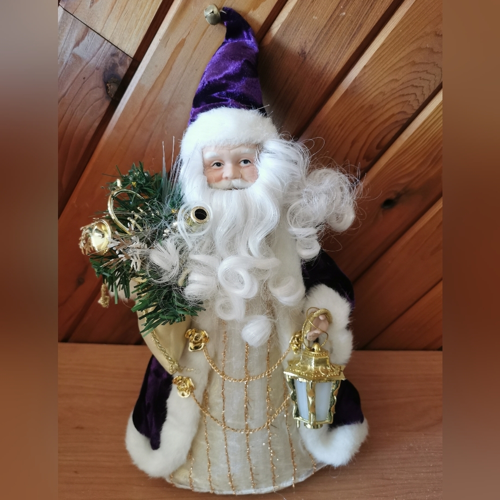 Vintage Fiber Optic Santa